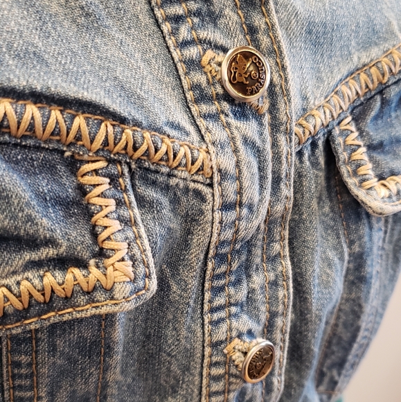 Vintage Parasuco Denim Vest - Picture 6 of 8